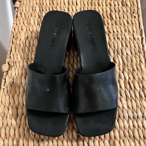 Steve Madden Black Sandals